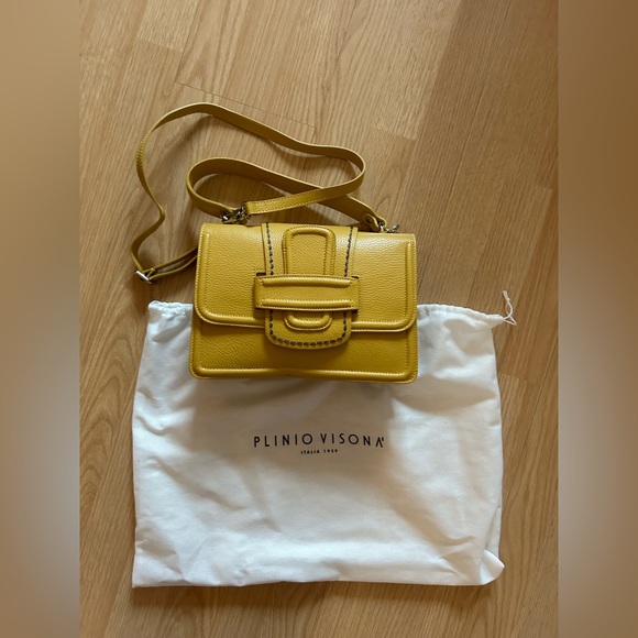 Plinio Visionia real leather hand made bag - Picture 1 of 14